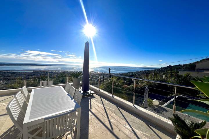 Vallauris Sea View - Villa - 8 people - Swimming pool in Vallauris, Costa mediterránea (Francia)