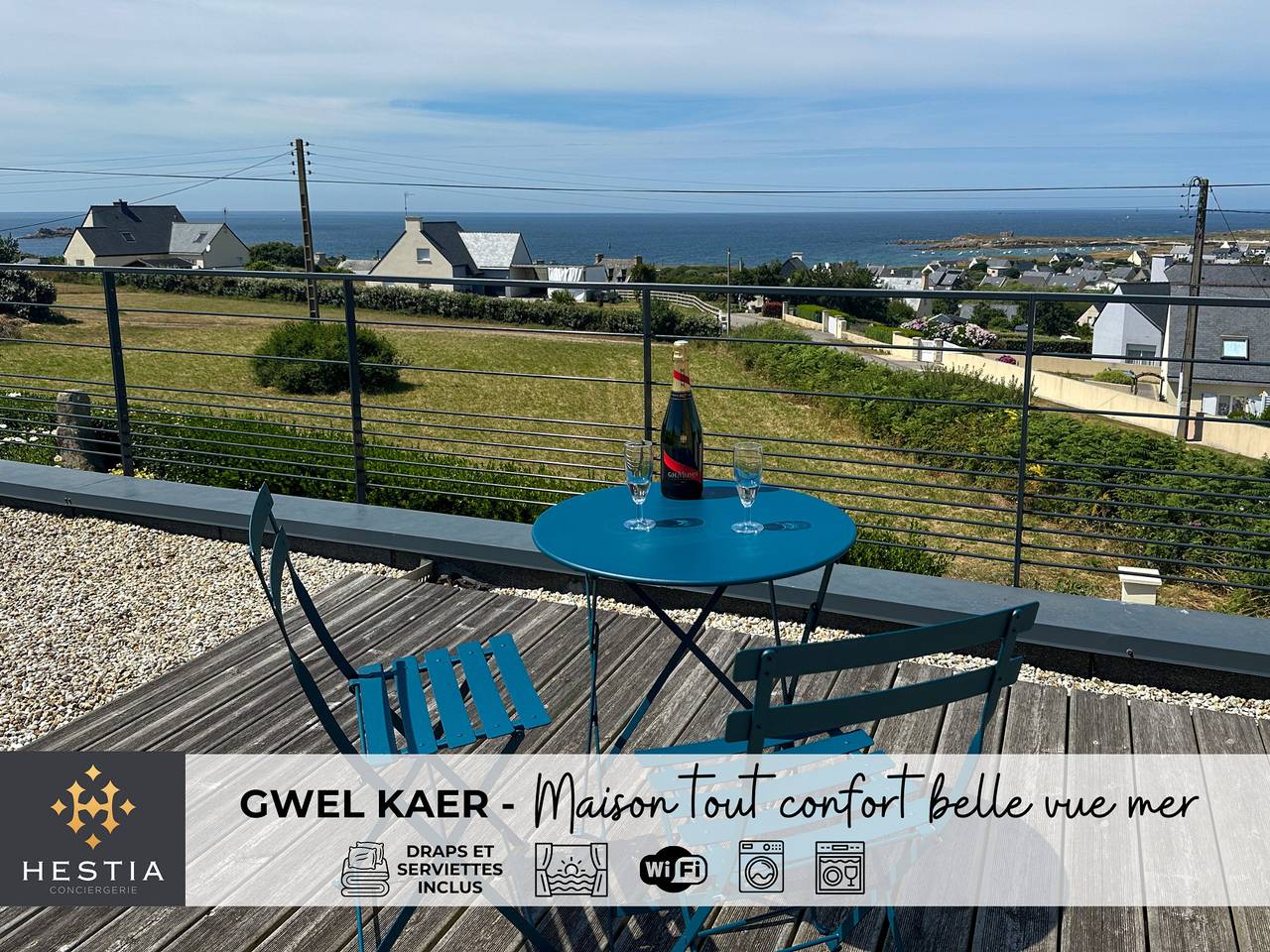 Gwel Kaer - Maison tout confort belle vue mer in Plouarzel, Región de Brest