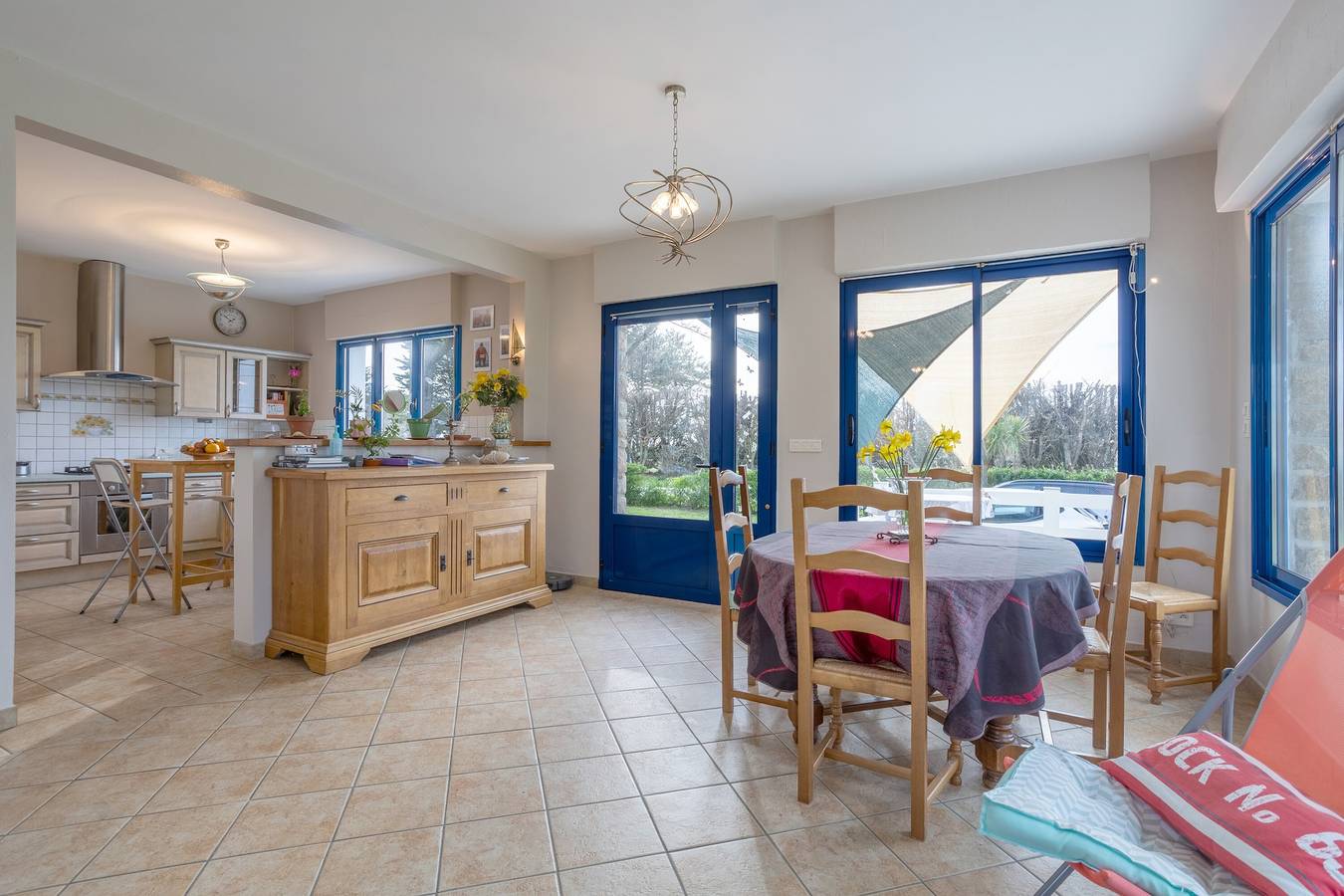 Maison de vacances 'Maison 6 Pers 100m Plage' avec vue sur la mer, terrasse privée et Wi-Fi in Trégunc, Région de Quimper