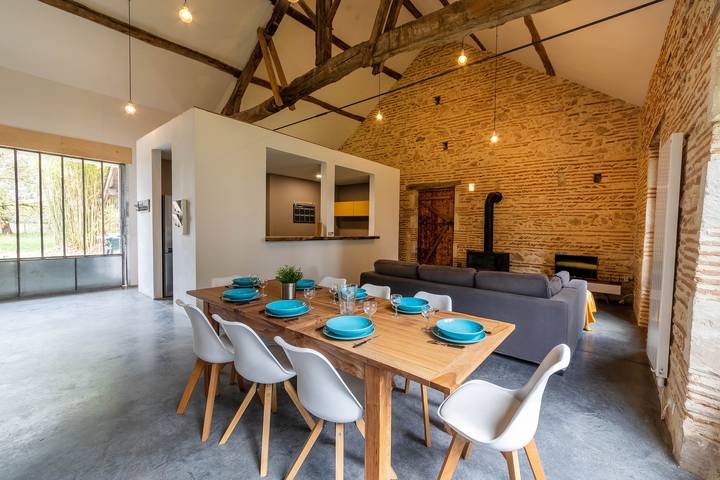 Maison de vacances pour 8 personnes, avec terrasse ainsi que jardin et piscine, animaux acceptés dans le Lot-et-Garonne - 2