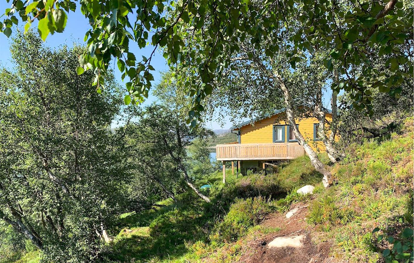 Casa de vacaciones para 8 personas con jardín in Sirdal