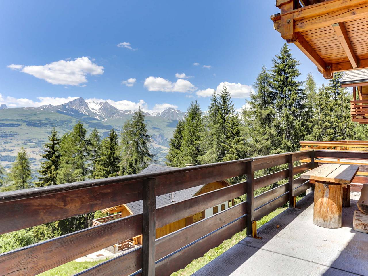 Chalet con encanto para 10 en Vallandry, balcón, chimenea, Wifi in Landry, Parque Nacional de Vanoise