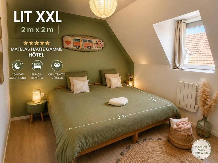 Location de vacances pour 4 personnes, avec terrasse à Marquise