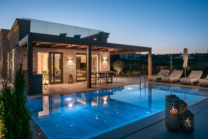 Villa voor 6 personen, met tuin en terras in Chersonissos