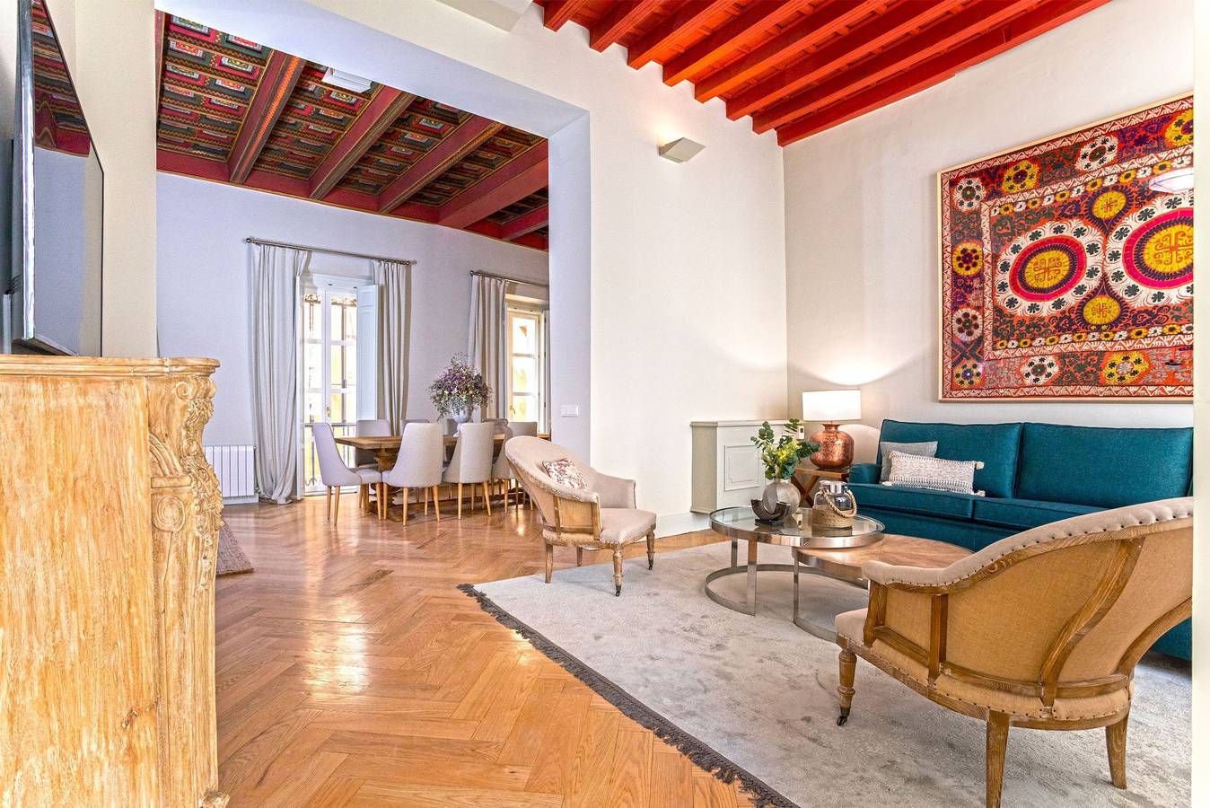 Unique Sevillian Palace-House in Santa Cruz. Abades Terrace in Casco Antiguo, Sevilla