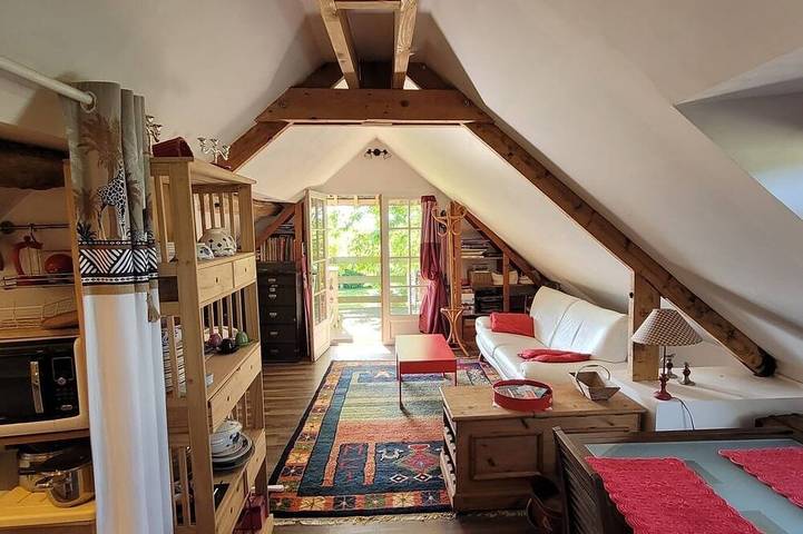 Gîte pour 3 personnes, avec jardin, animaux acceptés à Angerville-la-Martel