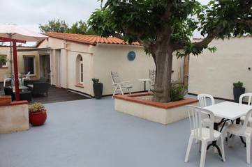 Gîte pour 4 personnes, avec terrasse et jacuzzi à Torreilles