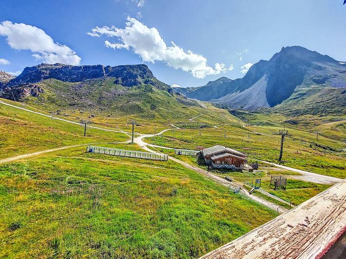 Location de vacances pour 4 personnes, avec balcon à Tignes