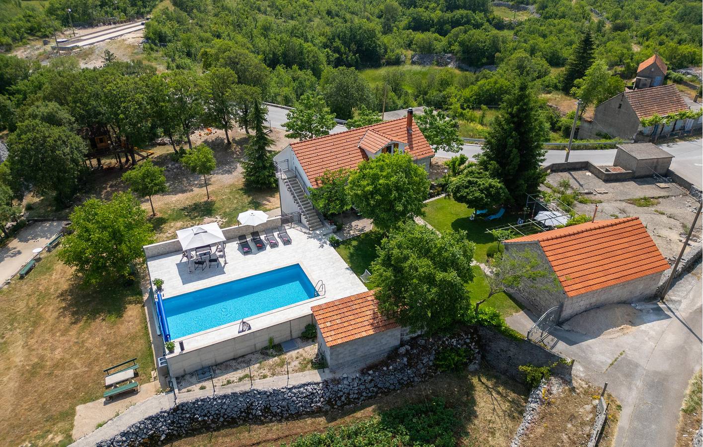 Ferienhaus für 7 Personen mit Pool in Imotski, Makarska Riviera