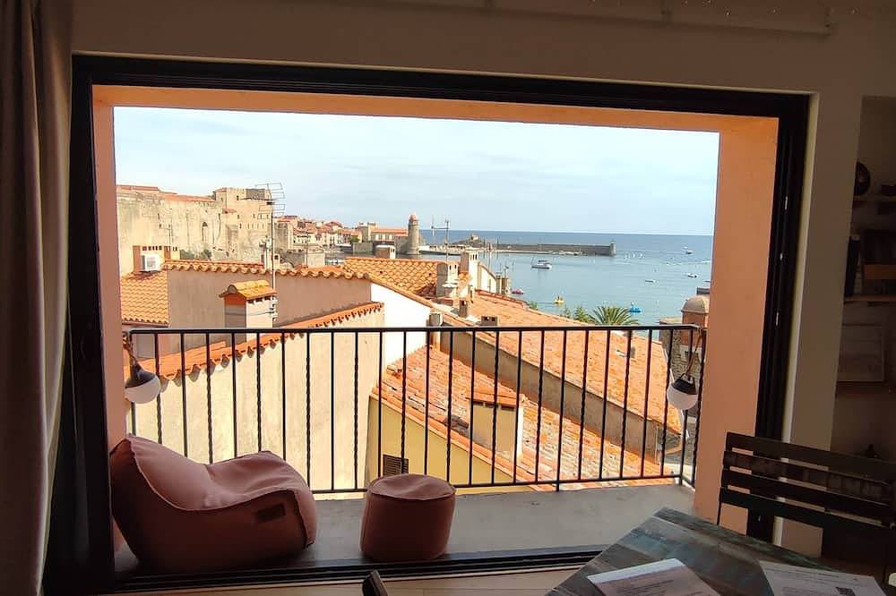 Appartement entier, Le Mirador – Duplex d’exception à Collioure, vue panoramique mer, garage in Côte Vermeille, Collioure