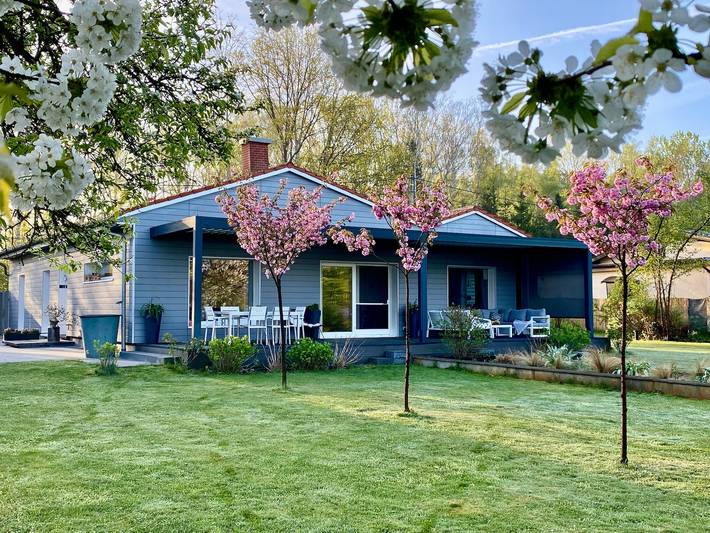 Ferienhaus für 6 Personen, mit Terrasse und Garten sowie Sauna