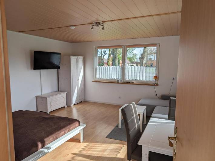 Ferienhaus für 3 Personen, mit Terrasse und Garten sowie Ausblick