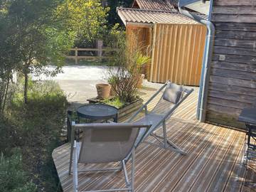 Gîte pour 2 personnes, avec terrasse et jardin dans Golf de la Méjanne