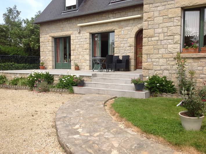 Cottage pour 3 personnes, avec jardin à Plerguer