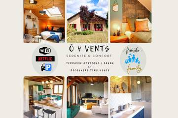 Gîte pour 10 personnes, avec piscine et sauna ainsi que jardin et vue, animaux acceptés à Bellefontaine (Vosges)