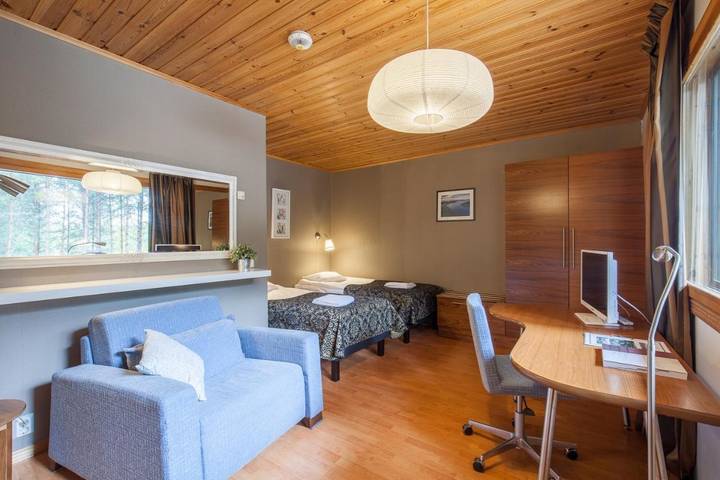 Maison d’hôte pour 2 personnes, avec terrasse ainsi que sauna et piscine, animaux acceptés en Finlande - 4