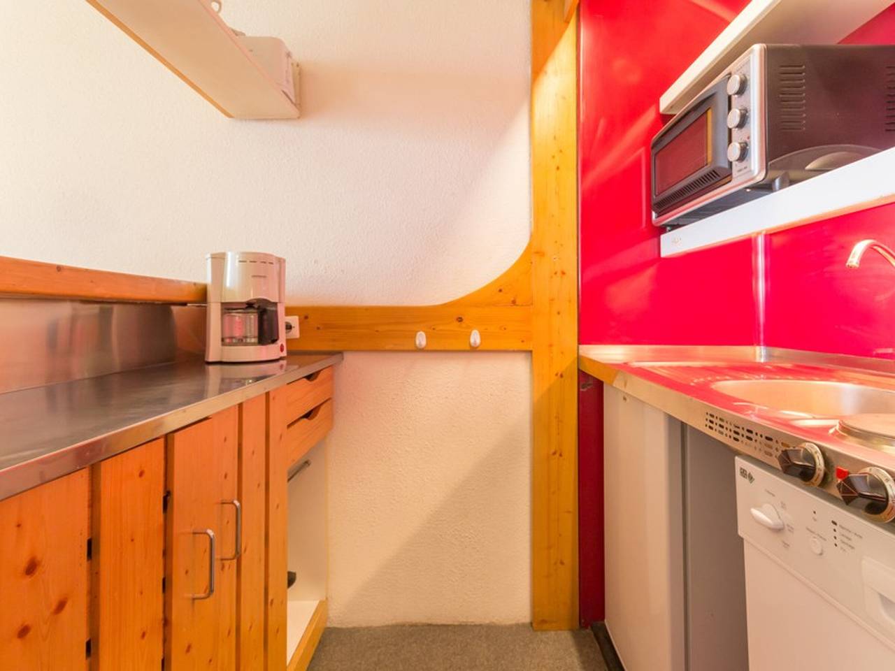 Gehele studio, Studio for 5 people, balcony, Les Arcs 2000 in Les Arcs, Bourg-Saint-Maurice