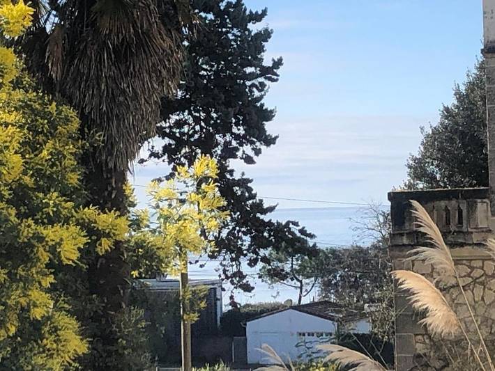 Gîte pour 2 personnes, avec terrasse et vue dans Plage du Platin