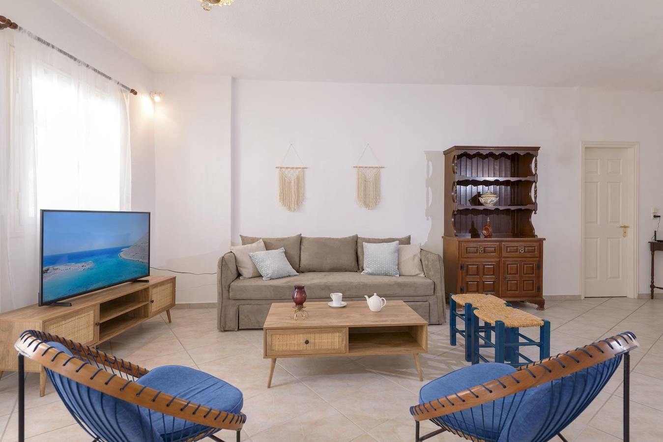 Hel leilighet, Ferieleilighet for 8 personer in Rethymno (City), Rethymnoregionen