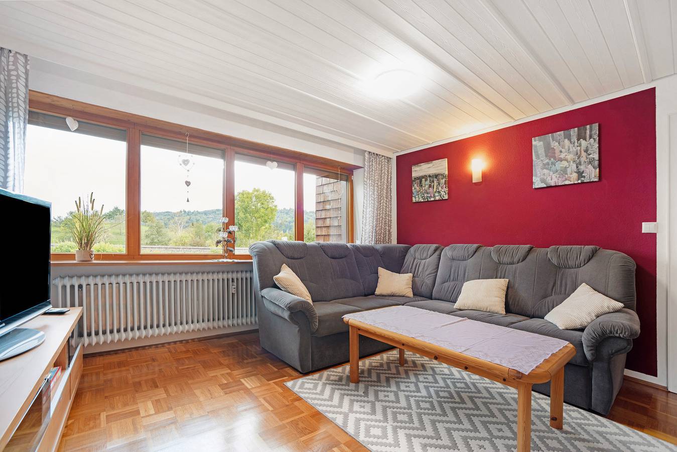 Ganze Wohnung, Ferienwohnung 'Bobis Ferienwohnung' mit Bergblick, Balkon und Wlan in Wildpoldsried, Bayerisch Schwaben