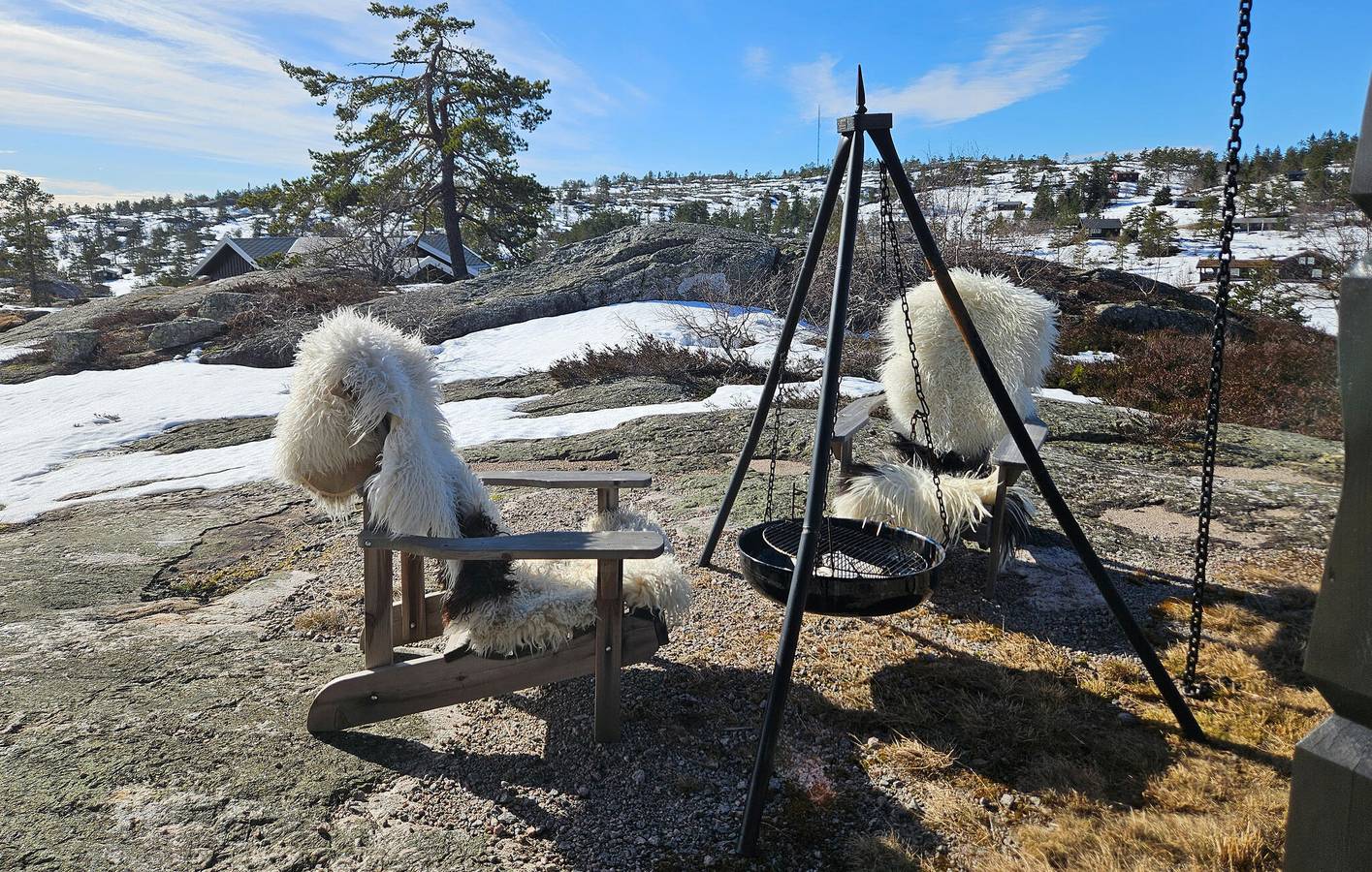 Feriehus for 8 personer med hage in Drangedal 