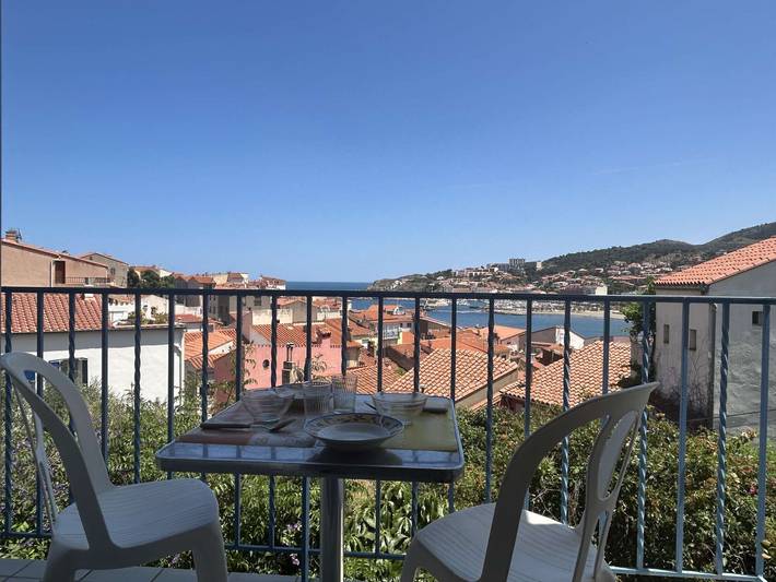 Maison de vacances pour 2 personnes, avec balcon à Banyuls-sur-Mer