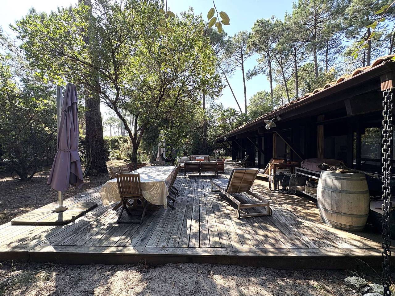 Helles und ruhiges Reihenhaus im Herzen von Petit-Piquey mit großem Garten und allen Annehmlichkeiten in Petit Piquey, Lège-Cap-Ferret
