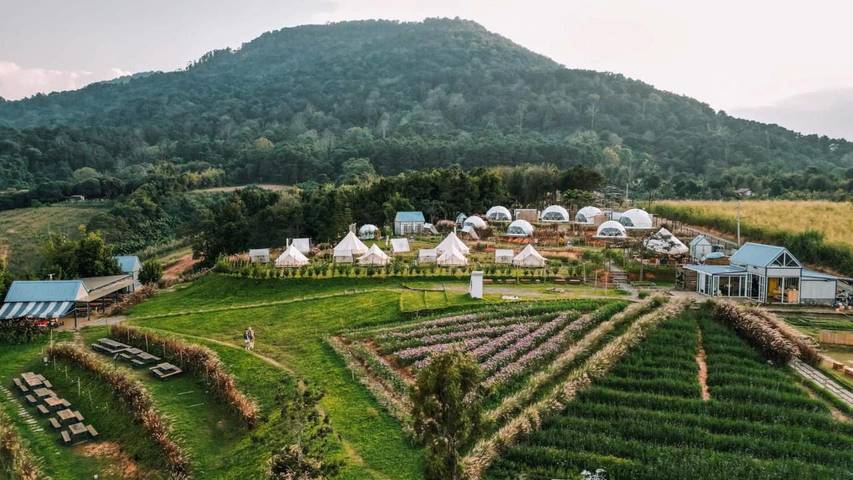 Bungalow für 2 Personen, mit Ausblick und Garten in Thailand