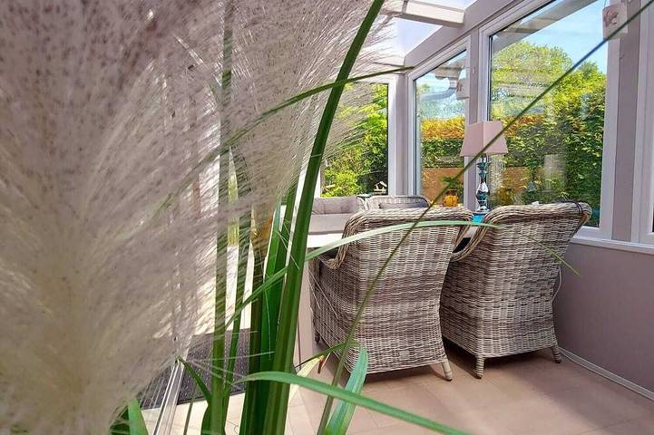 Ferienhaus für 4 Personen, mit Terrasse und Garten