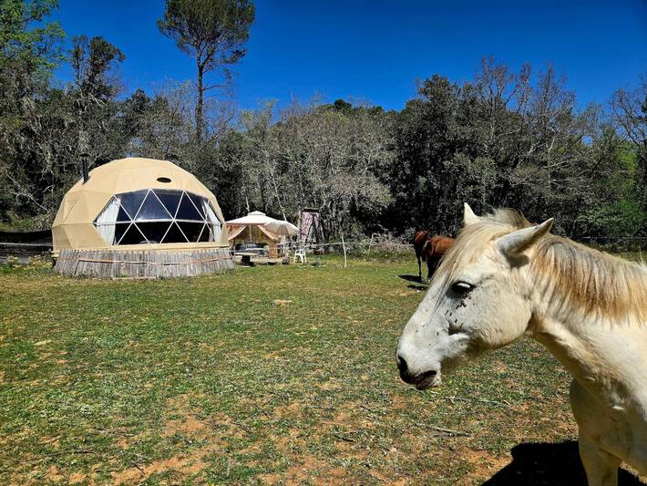 Monolocale intero, Maison d'hôtes 'La Cabane Aux Chevaux' con giardino privato in Varages, Brignoles e dintorni