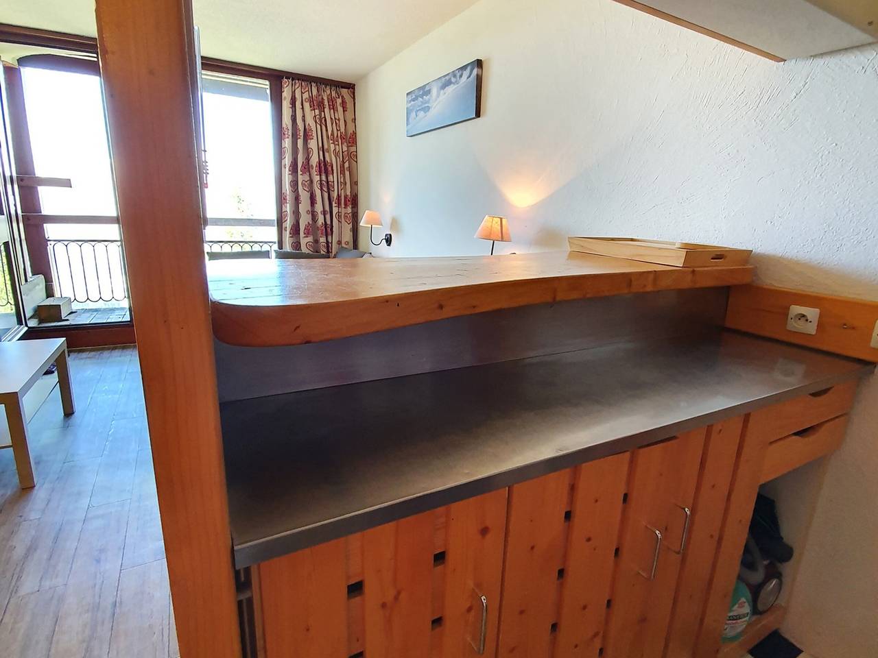 Ganzes Studio, Renoviertes Studio nahe Zentrum, Balkon, 4 Pers. in Les Arcs, Bourg-Saint-Maurice