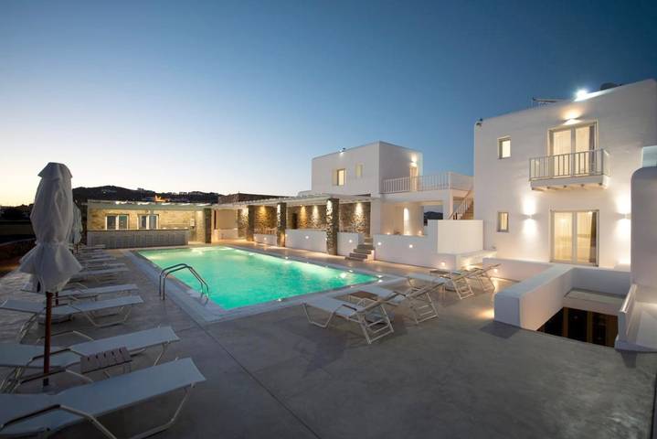 Maison d’hôte pour 5 personnes, avec Balcon et Terrasse ainsi que Piscine et Vue dans Mykonos - 2
