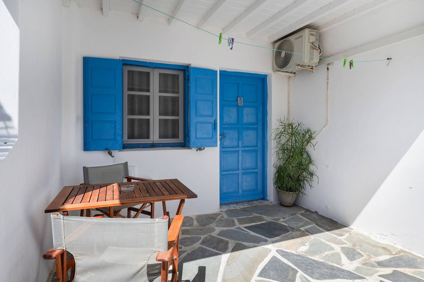 Gehele studio, Standaard Studio 2 met Wi-Fi en airconditioning in Kalafati, Mykonos