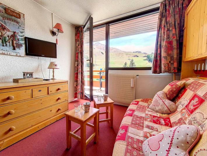 Location de vacances pour 4 personnes, avec terrasse dans Les Menuires