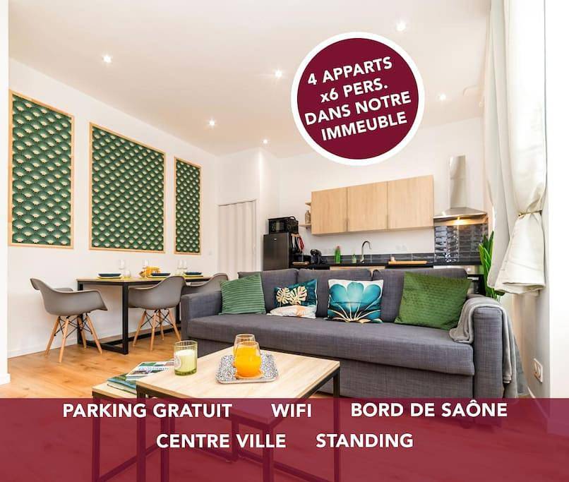 Appartement entier, Le Chardonnay - Locationtournus in Tournus, Région de Mâcon