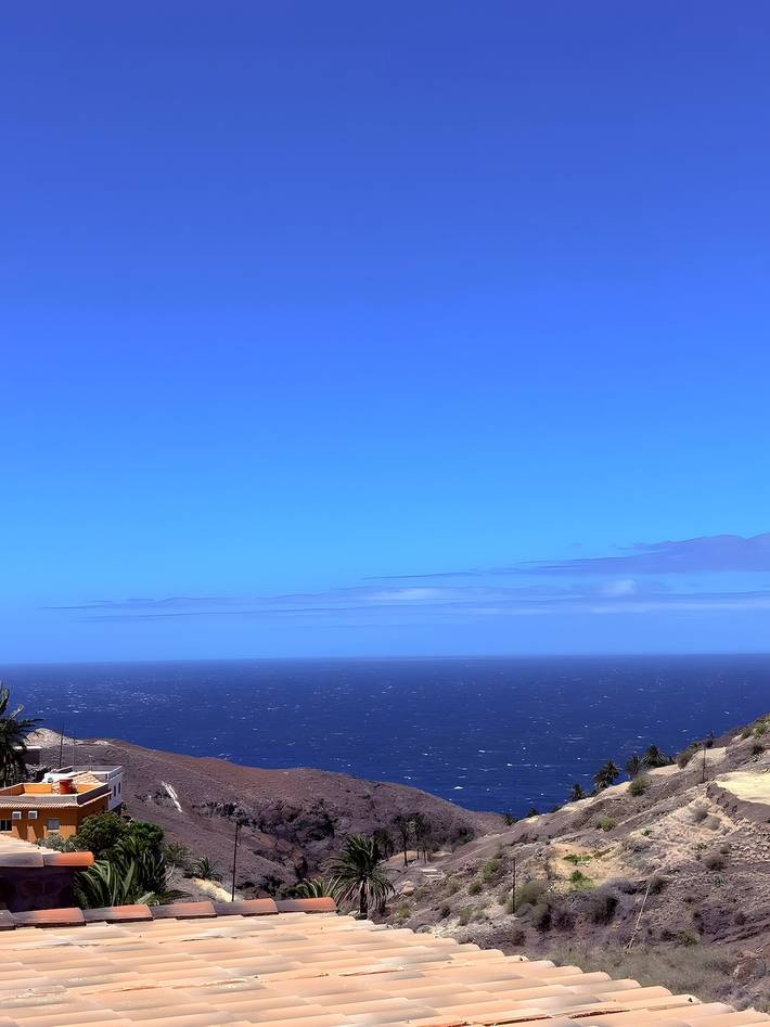 Vv La Era IV, vue mer, terrasse privée, Wi-Fi et climatisation in Alojera, Vallehermoso