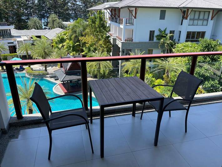 Gîte pour 5 personnes, avec terrasse et bassin pour enfant ainsi que vue et piscine dans Nai Thon Beach - 4