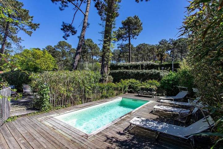 Location de vacances pour 12 personnes, avec jardin dans Plage Du Truc Vert Cap Ferret