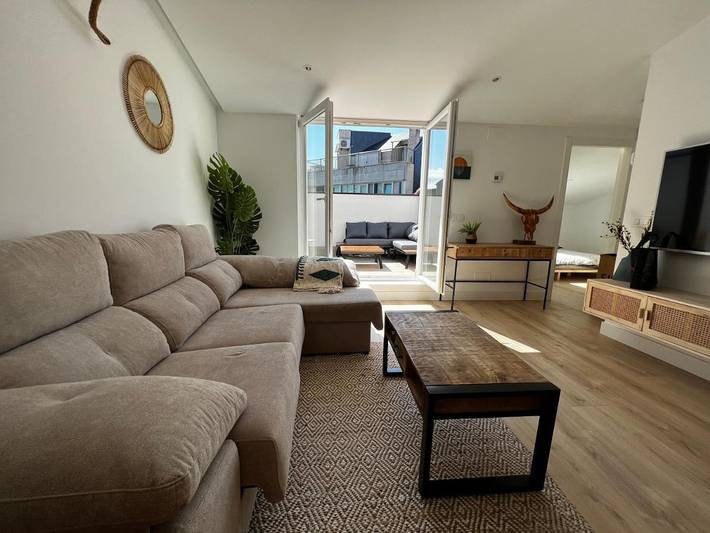 Casa de férias para 4 pessoas, com vista e terraço em Corunha