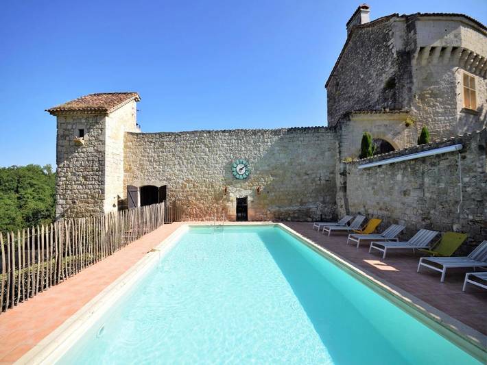 Maison de vacances pour 10 personnes, avec jardin ainsi que terrasse et piscine