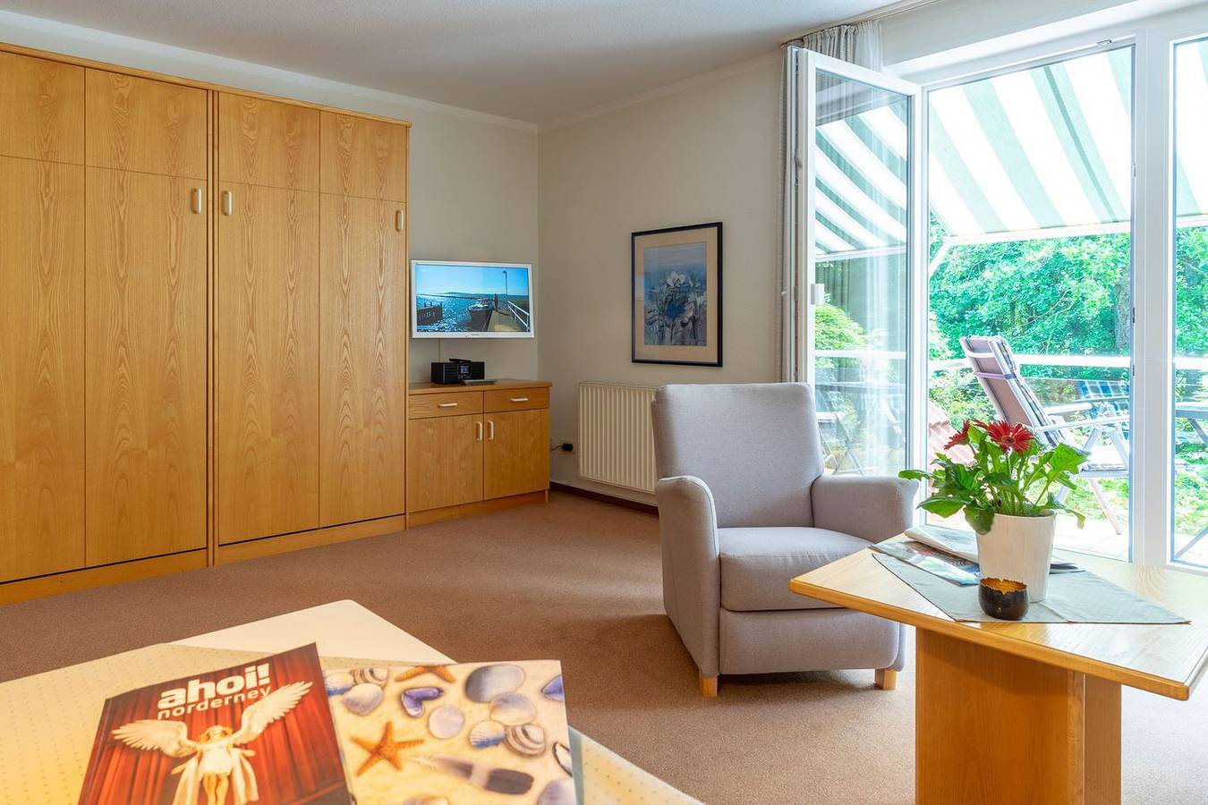 Appartamento intero, Appartamento vacanze per 2 persone con balcone in Norderney