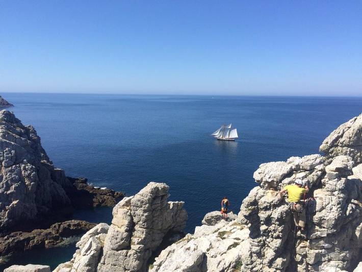 Gîte pour 5 personnes, avec vue ainsi que piscine et jardin dans Plage des Sables Blancs (Douarnenez) - 2
