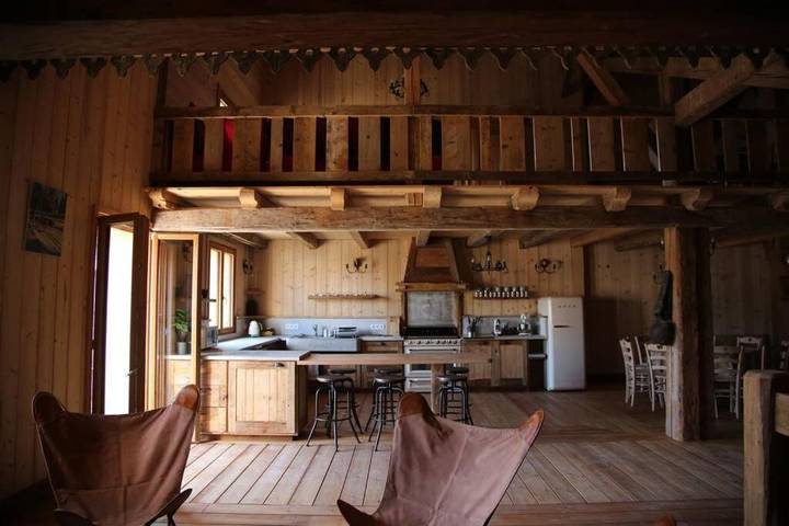 Appartement de vacances pour 8 personnes, avec Terrasse ainsi que Jardin et Vue