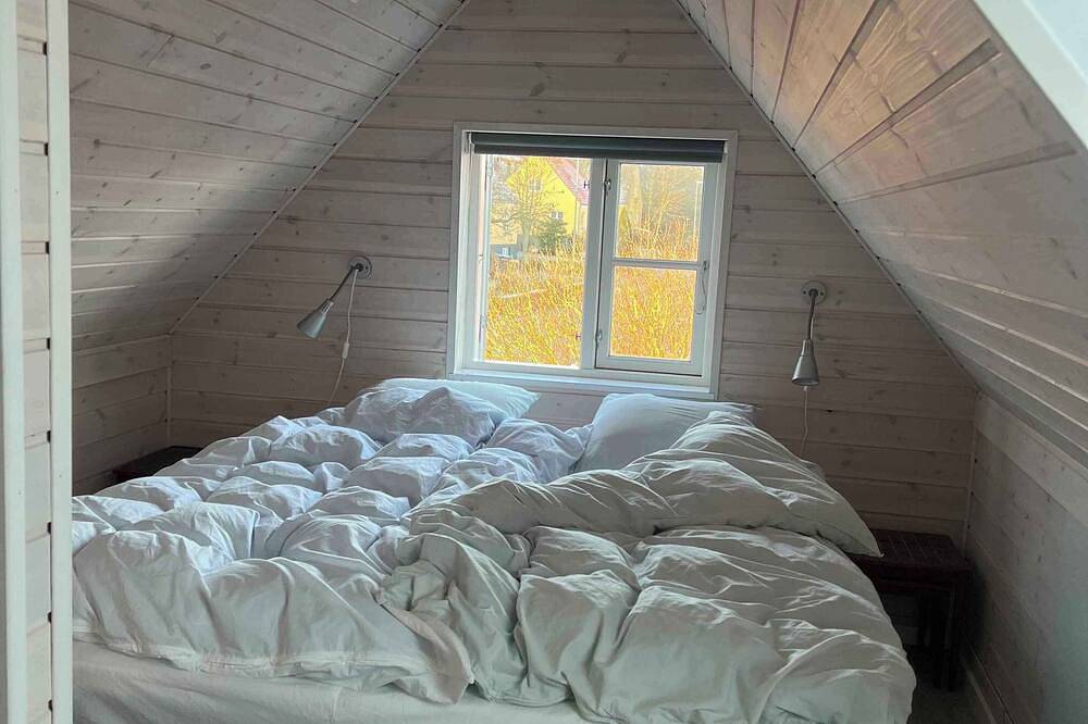 Old Fishermans House at Listed Harbor in Listed, Svaneke