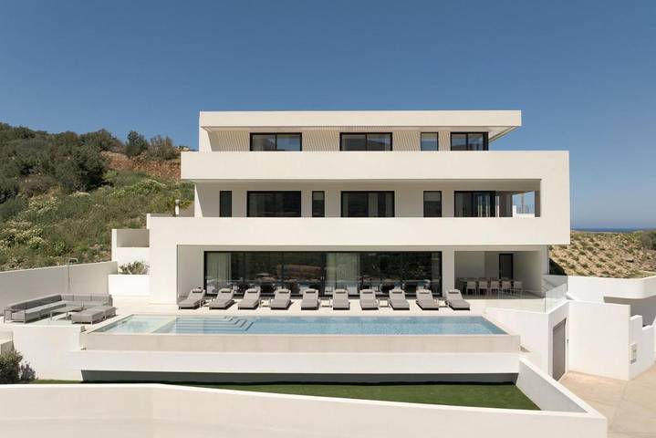 Villa pour 15 personnes, avec jardin et piscine ainsi que vue et sauna à Bali (Crète) - 4