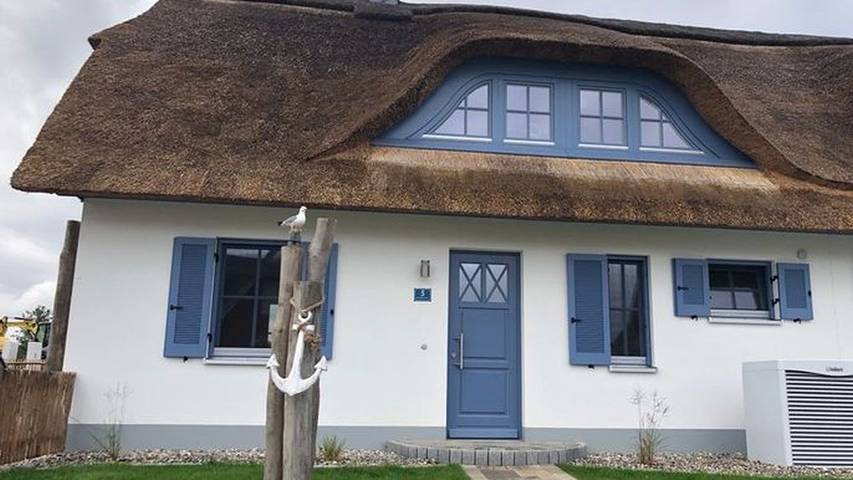 Ferienhaus für 4 Personen, mit Terrasse und Sauna sowie Garten, mit Haustier in Zierow