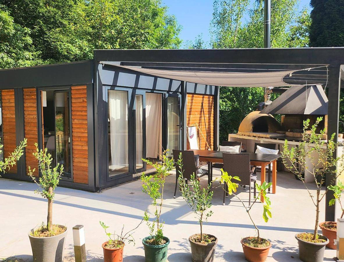 Offgrid Haus am Angelteich in Obritzberg-Rust, Mostviertel Region