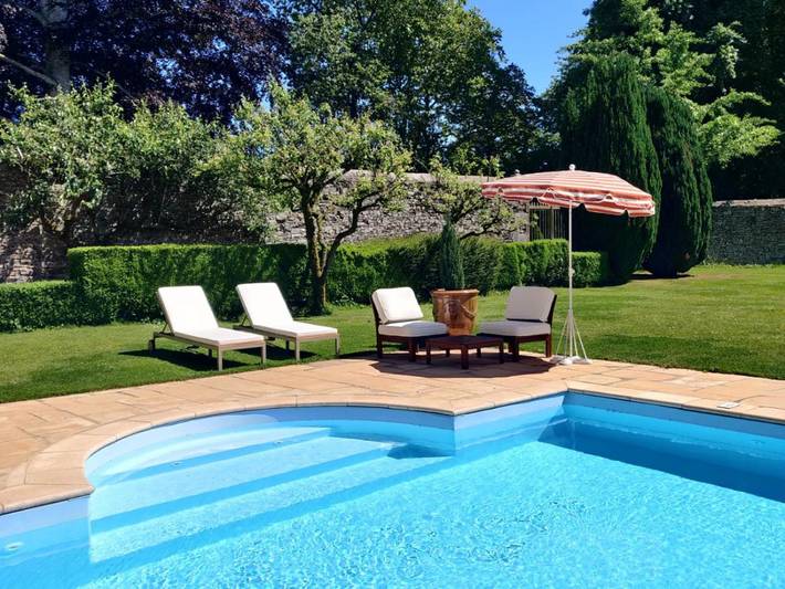 Gîte pour 4 personnes, avec jardin ainsi que vue et piscine à Vergoncey