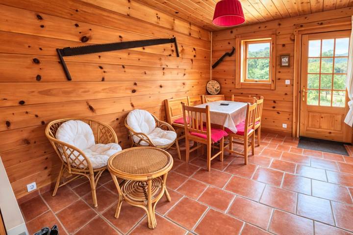Chalet pour 4 personnes, avec jardin dans le Calvados