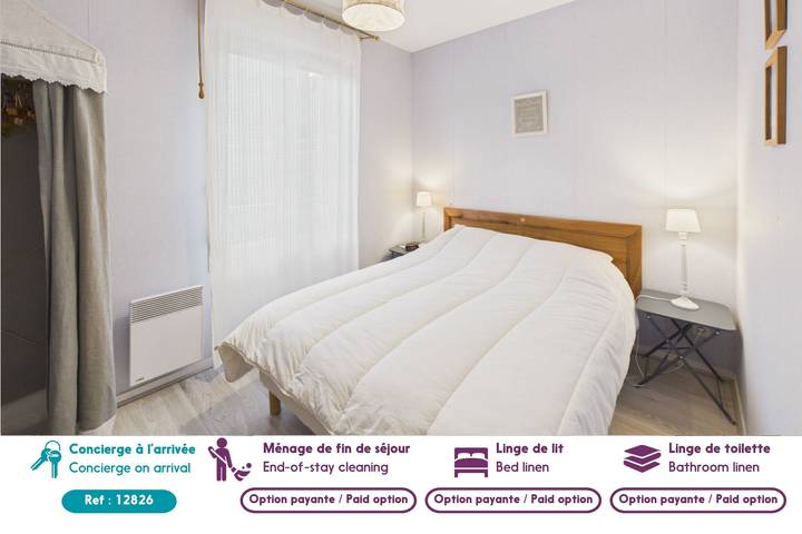 Apartamento entero, Vue mer, plage à pied, bel appart pour 4 in Pléneuf-Val-André, Côte d’Émeraude